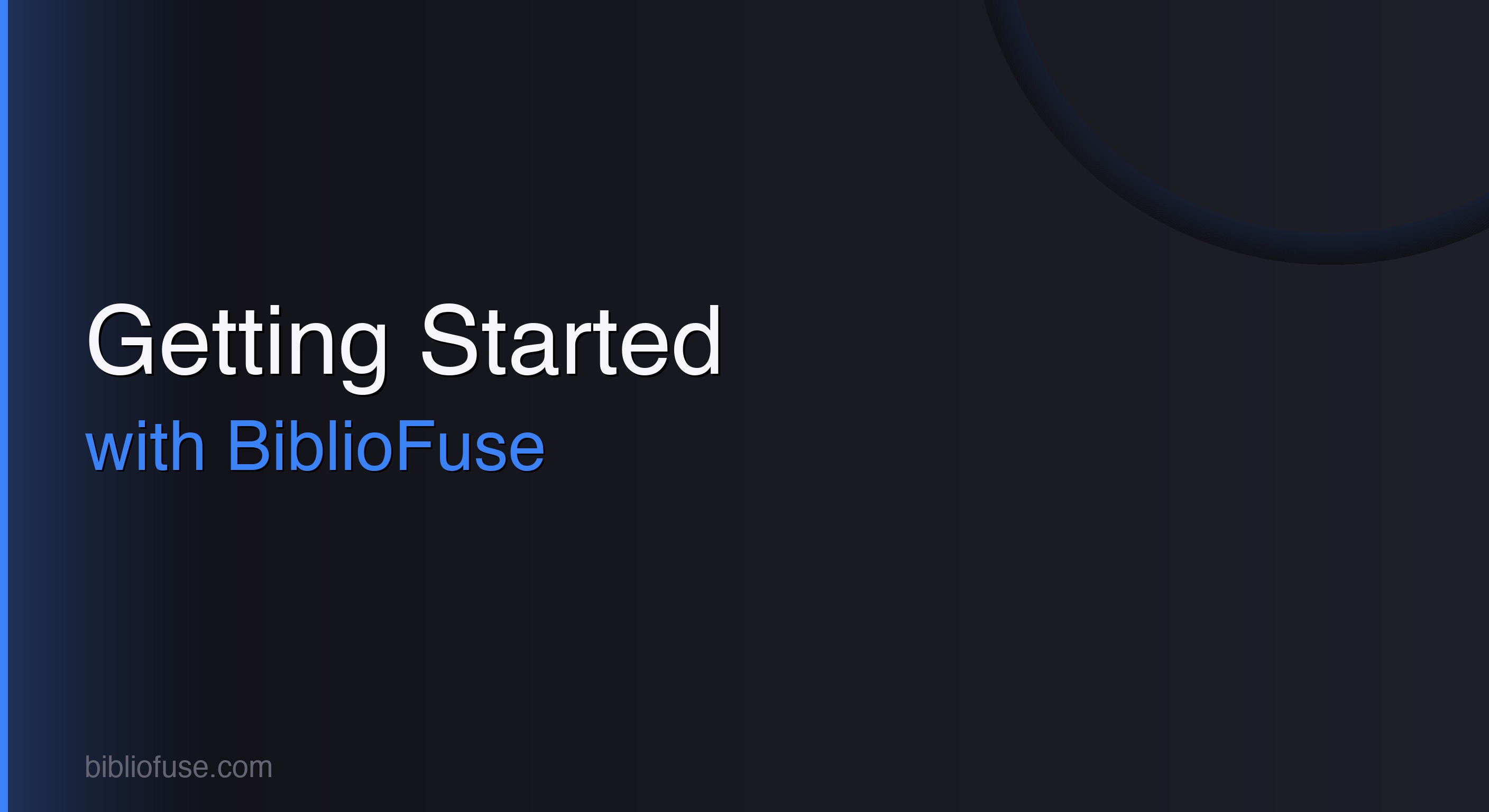 Bermula dengan BiblioFuse
